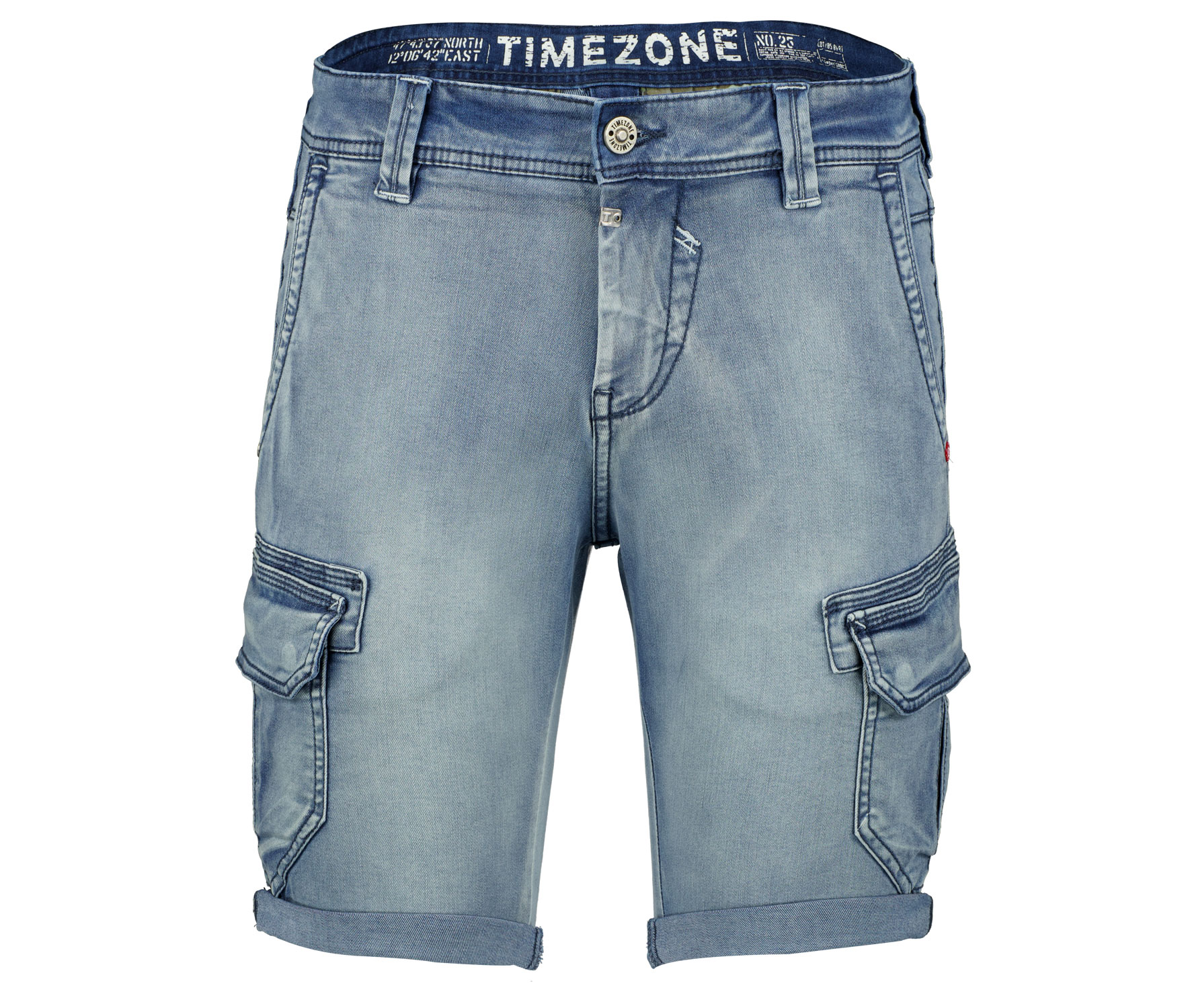 Timezone Heren Slim Jannotz Shorts, Light Chino Beige, 29W