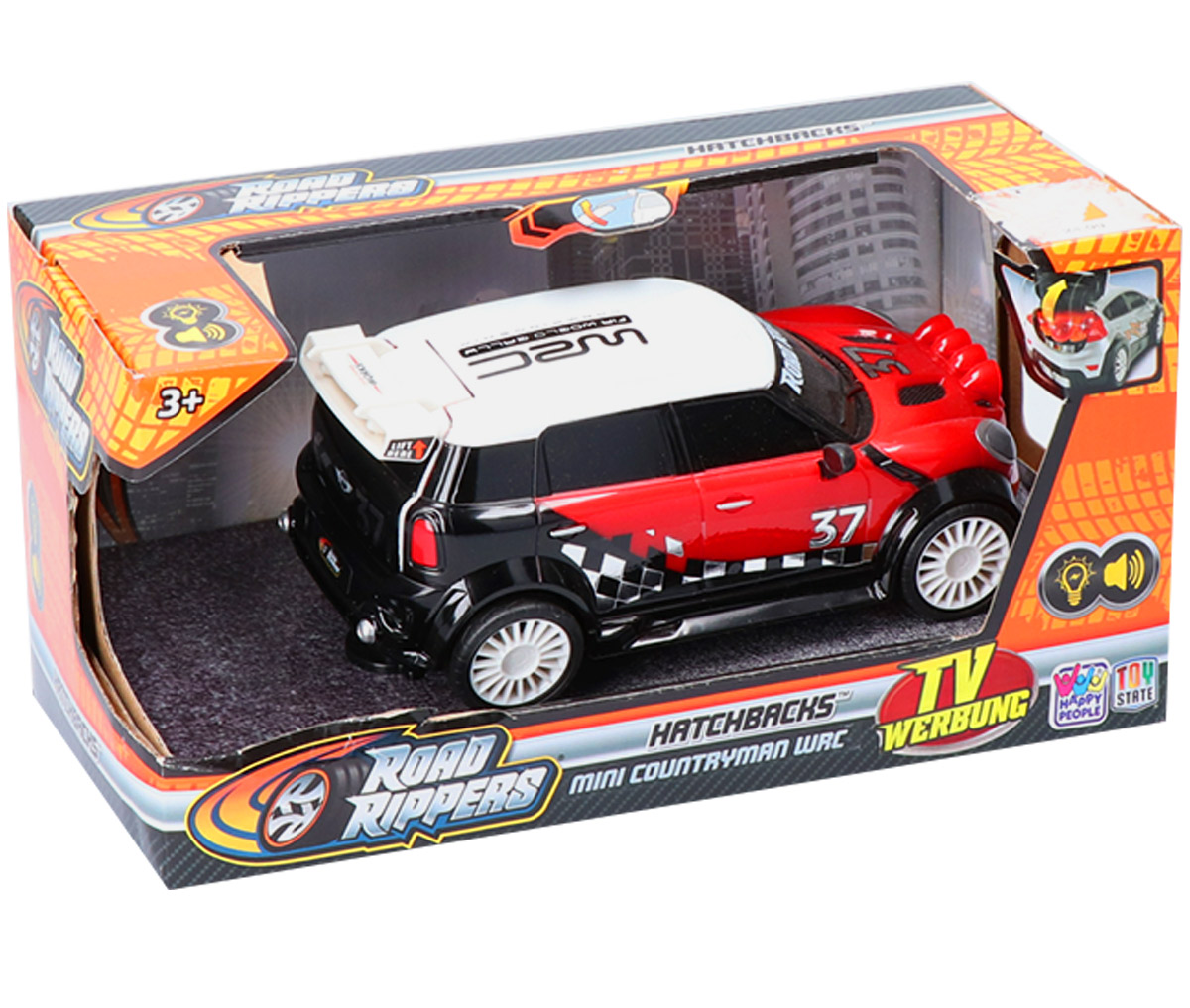 Nikko Toy State Road Rippers Hatchbacks Mini Countryman Happy People 35902 