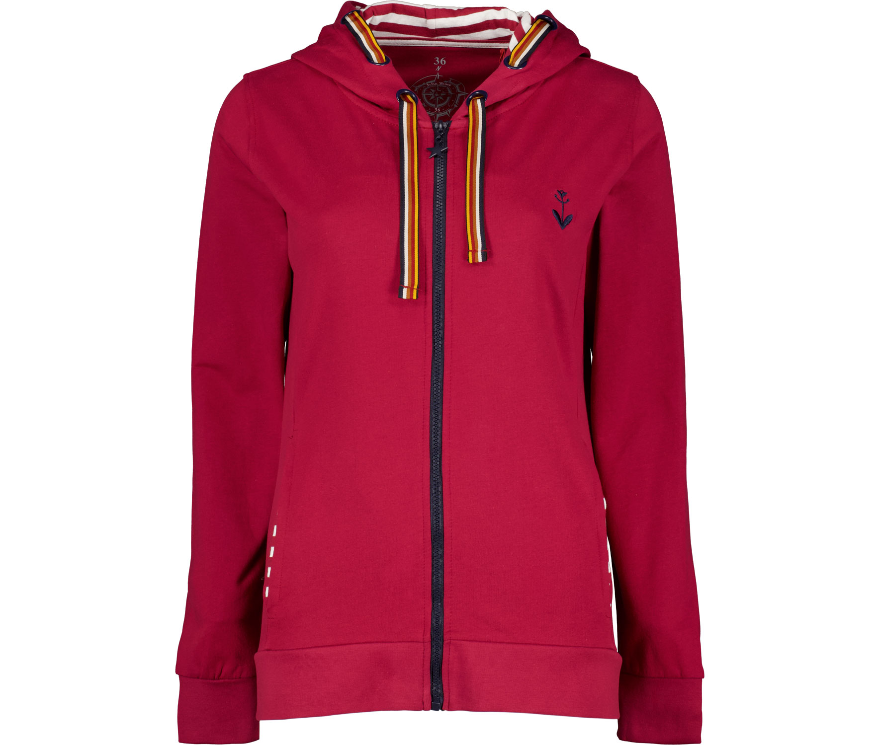 sweatshirt jacke rot damen