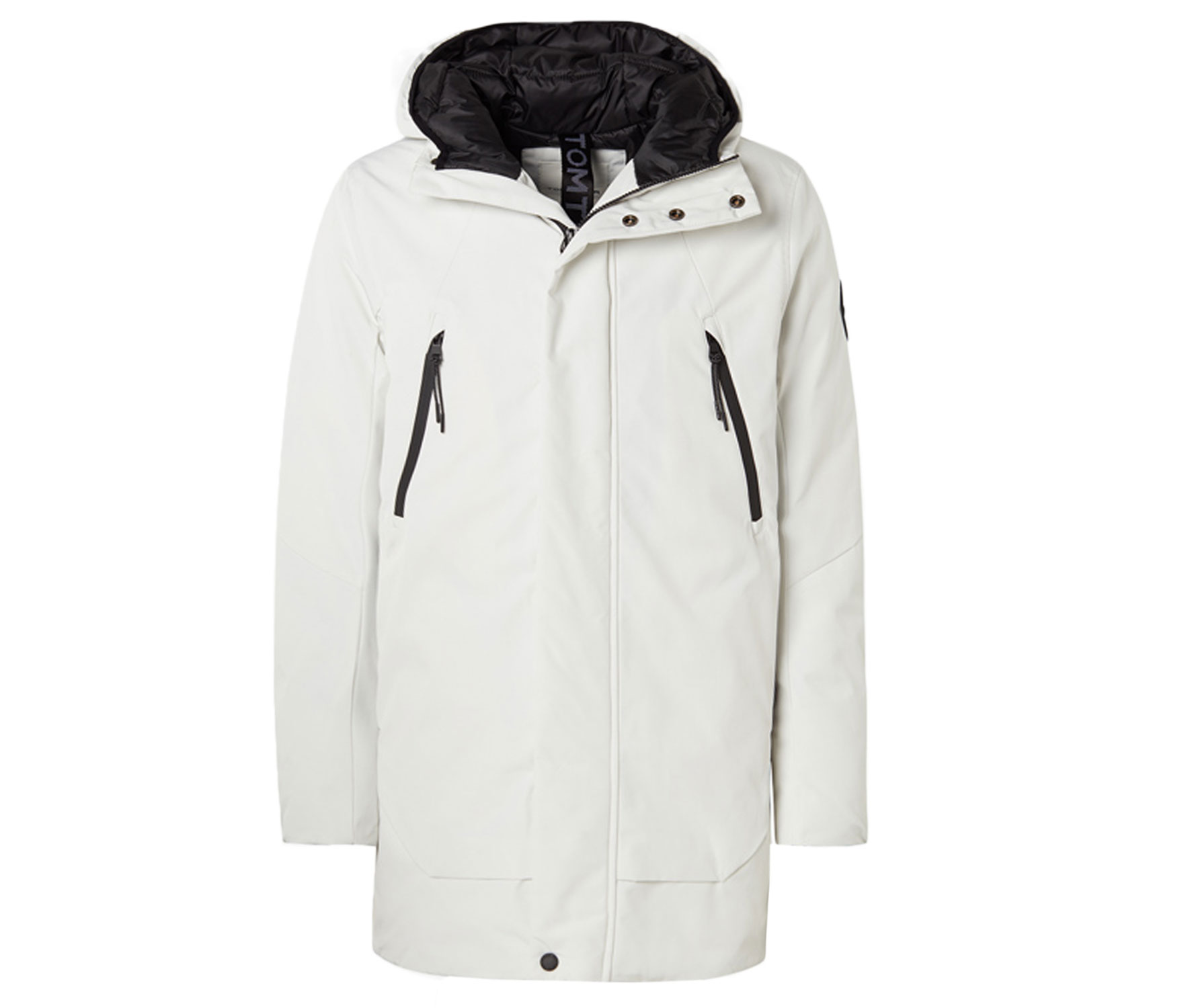 Tom Tailor Herren Parka mit Kapuze in weiß Tom Tailor Herren Parka mit Kapuze in gelb