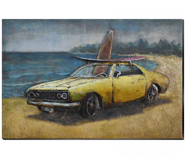 Metallbild im amerikanischen Style - Auto