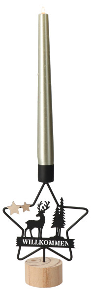 Kerzenhalter Stern