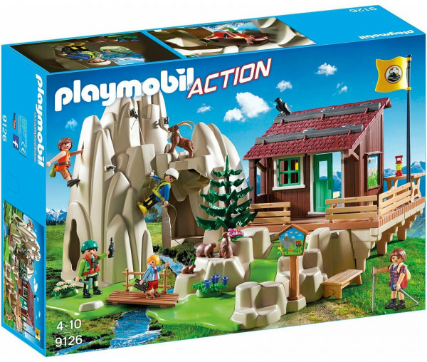 Playmobil 9126 - Kletterfels mit Berghütte