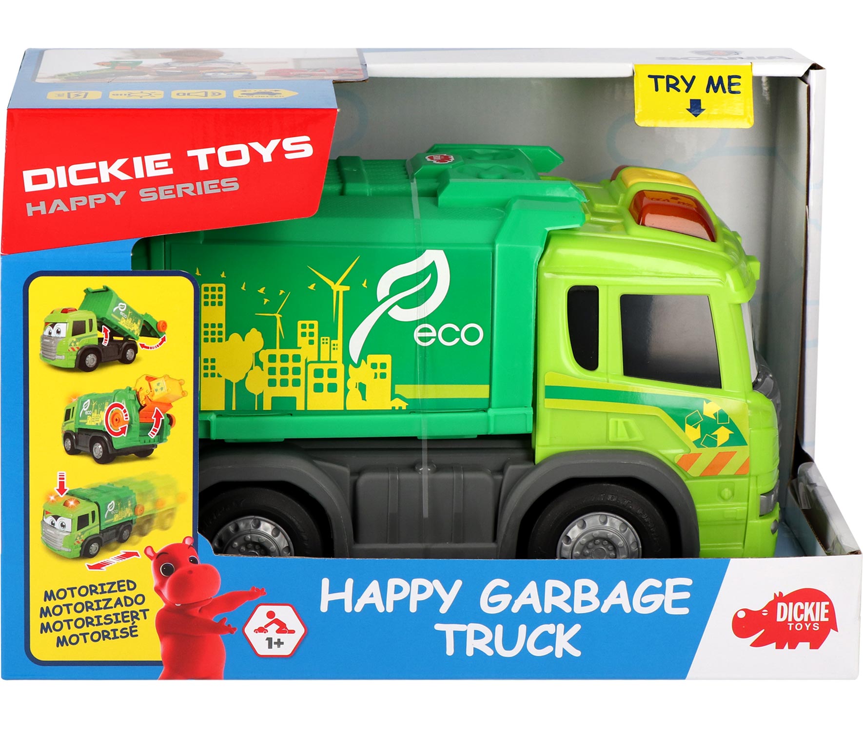 Müllwagen Auto Müllauto Müllabfuhr Dickie Toys Garbage Truck Spielzeug 