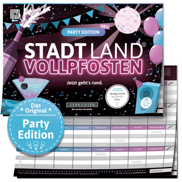 STADT LAND VOLLPFOSTEN® - Party Edition Jetzt gehts rund