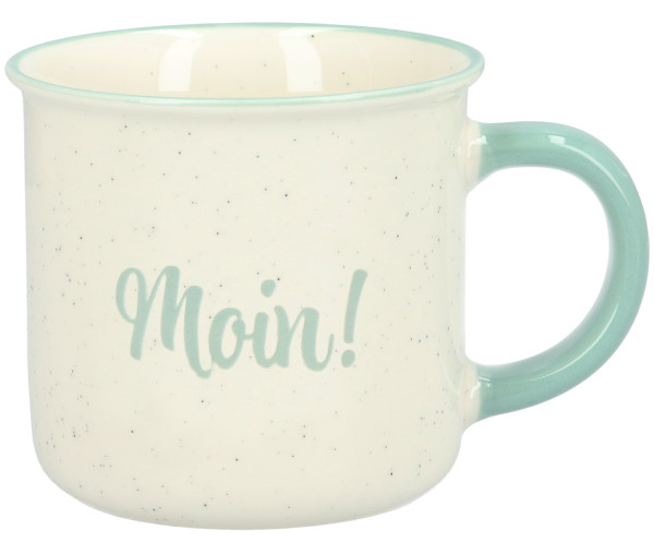 Tony Brown Kaffeebecher Moin blau/grün