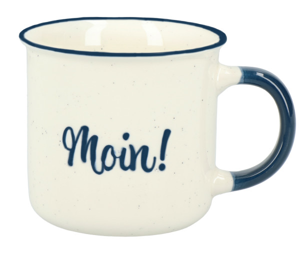 Tony Brown Kaffeebecher Moin blau