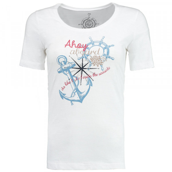 Tony Brown Damen T-Shirt Ahoi aboard