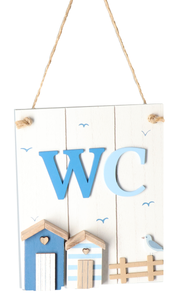 Dekoschild WC