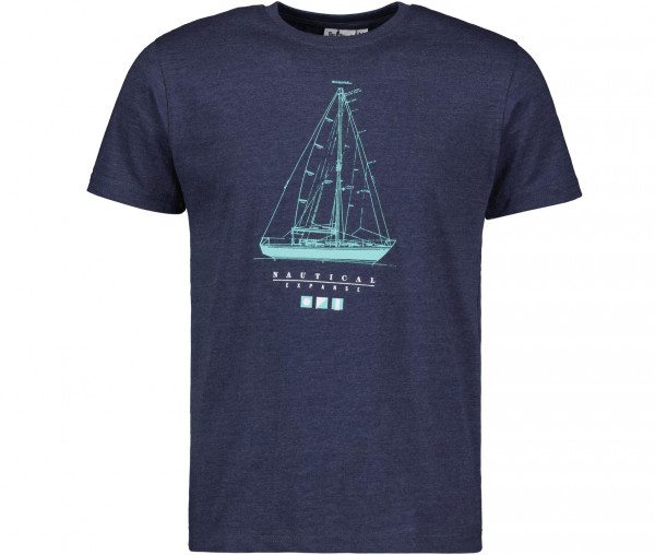 Tony Brown Herren T-Shirt Rundhals Nautical Expanse