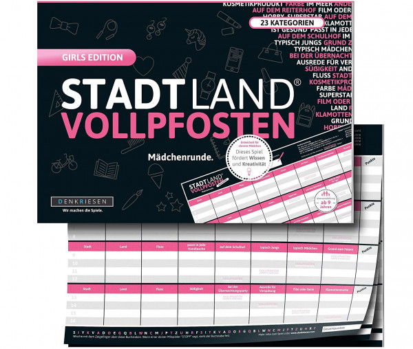 STADT LAND VOLLPFOSTEN® - Girls Edition - Mädchenrunde.