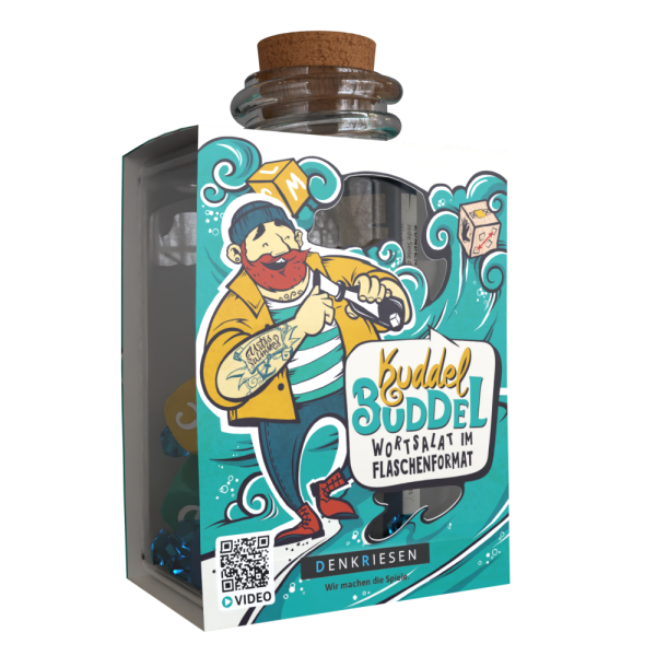 Kuddel Buddel® Wortsalat im Flaschenformat