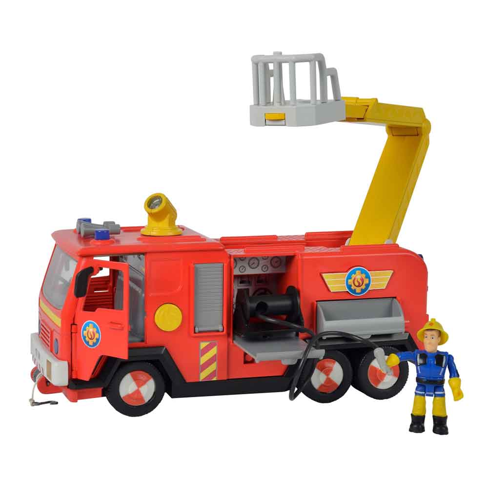 Sam Jupiter Feuerwehrauto 2.0 Mit Sam und Elvis Figur / Simba 109251038 