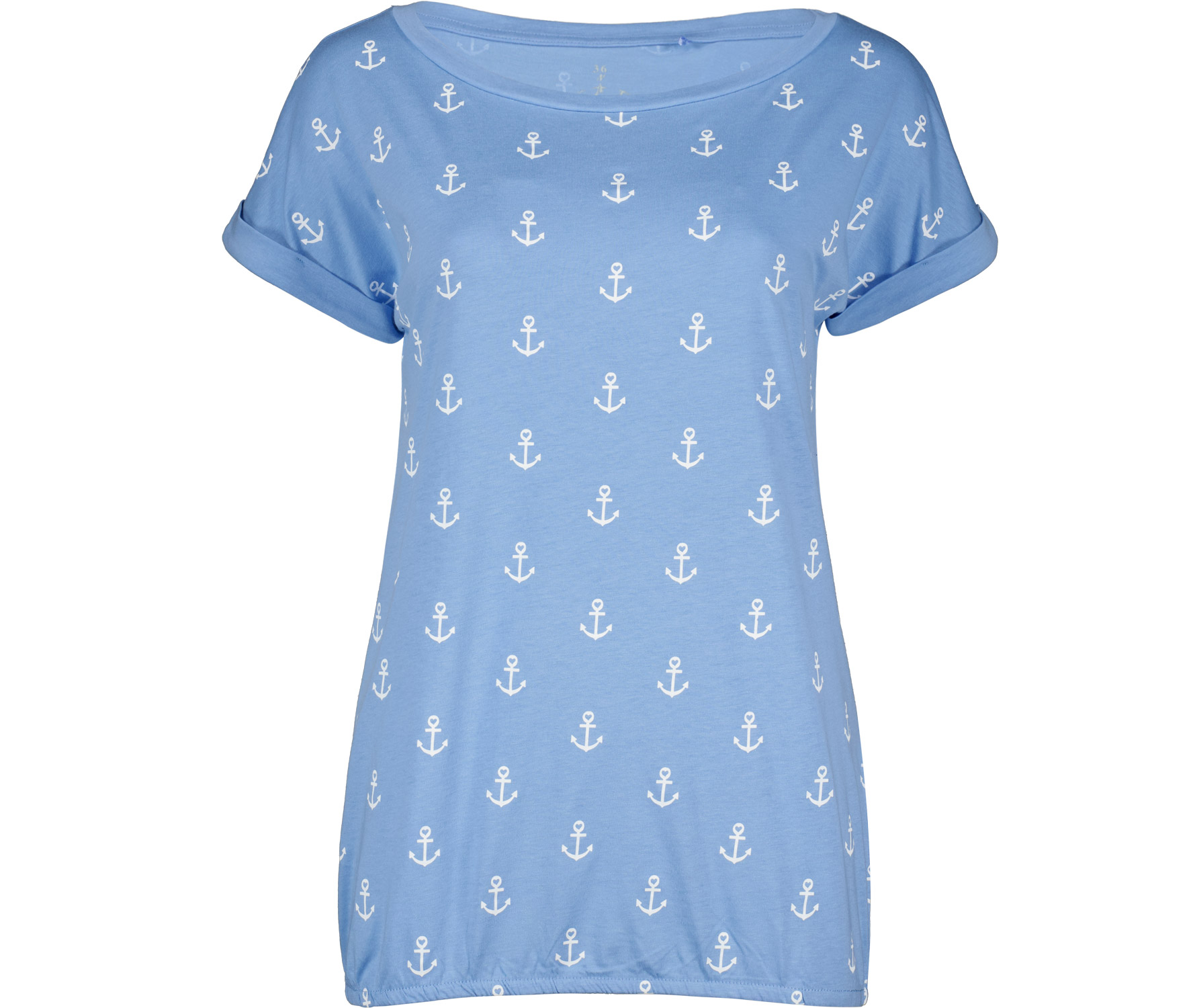 Maritimes Damen T-Shirt mit Anker Print