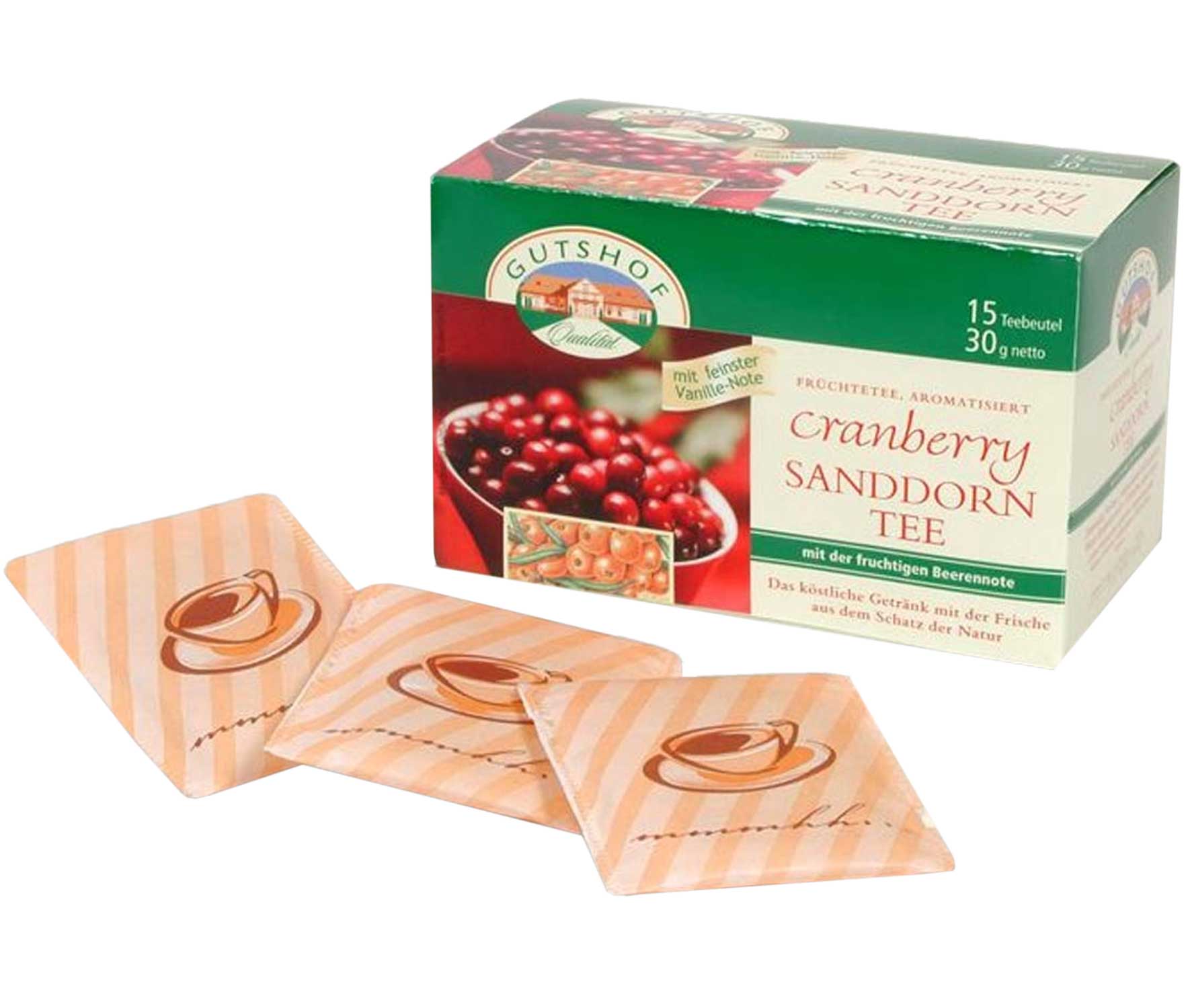 Avita Cranberry Sanddorn Tee (15 Teebeutel)
