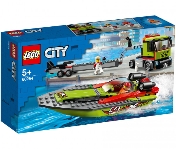 60254 LEGO® City Rennboot-Transporter