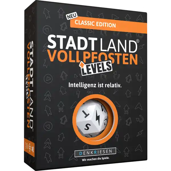 STADT LAND VOLLPFOSTEN® - Classic Levels Edition - Intelligenz ist relativ