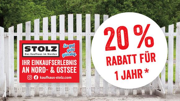 Stolzer Partner werden - 20% Rabatt für ein Jahr