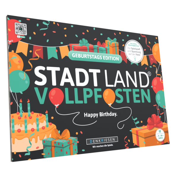 STADT LAND VOLLPFOSTEN® - Geburtstags Edition