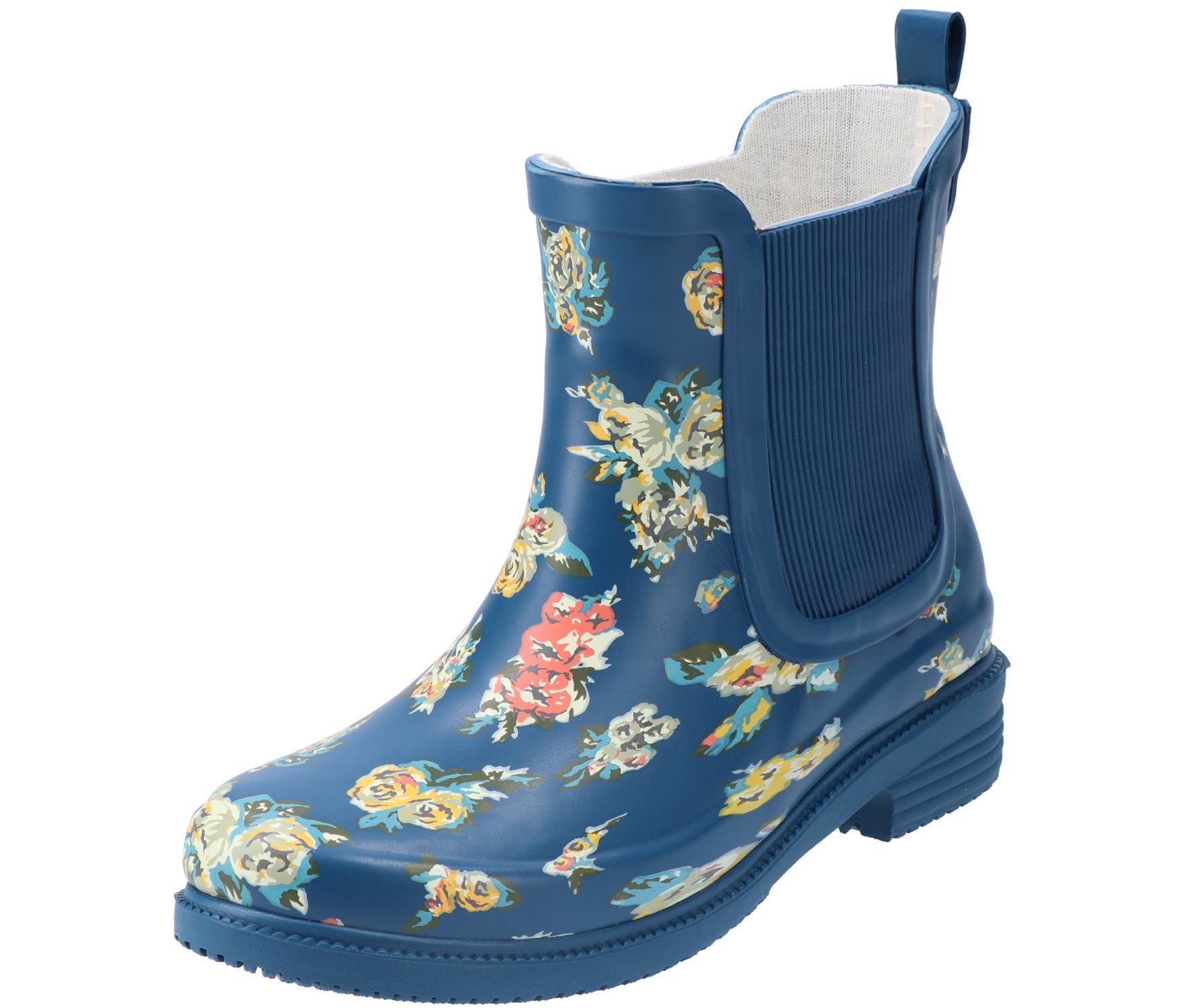 Tony Brown Damen Gummistiefel Chelsea Blumen