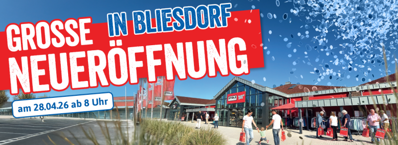 Kaufhaus STOLZ Neueröffnung Bliesdorf