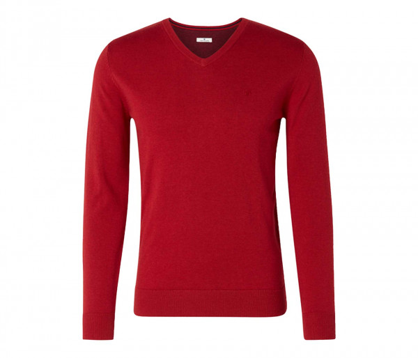 Tom Tailor Pullover aus Baumwolle für Herren Herren Bekleidung Pullover und Strickware V-Ausschnitt Pullover 