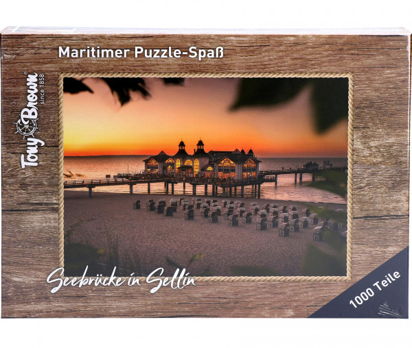 Tony Brown Maritimes Puzzle Seebrücke in Sellin