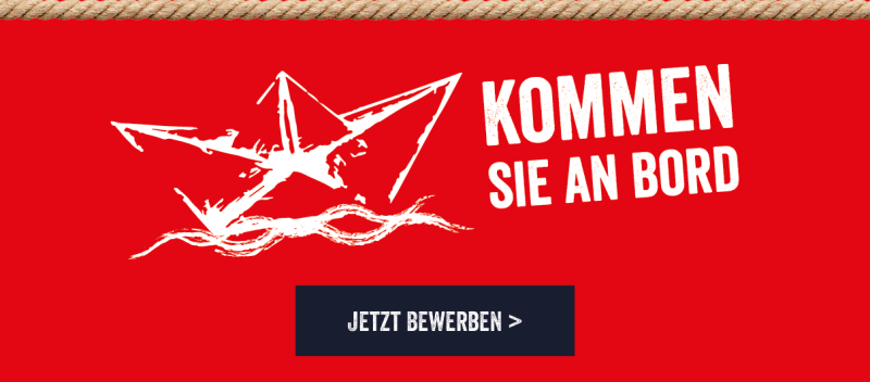 Kommen Sie an Bord