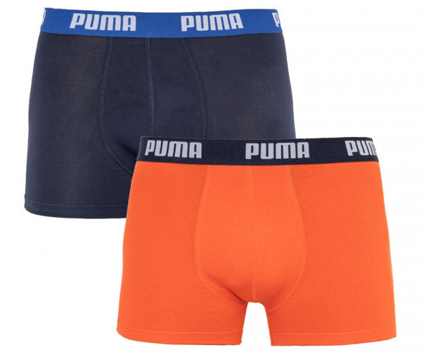 Puma Herren Basic Boxershorts Blau/Rot