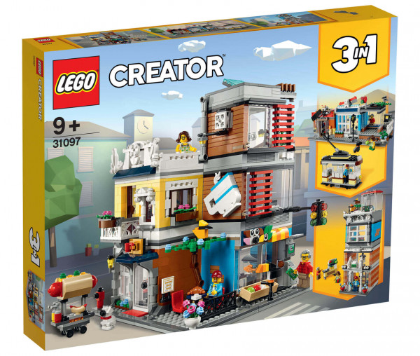31097 LEGO® Creator Stadthaus mit Zoohandlung & Café