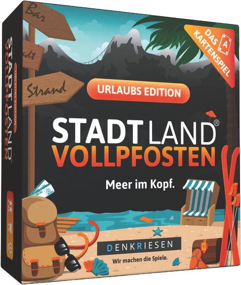 STADT LAND VOLLPFOSTEN® - Das Kartenspiel - Meer im Kopf