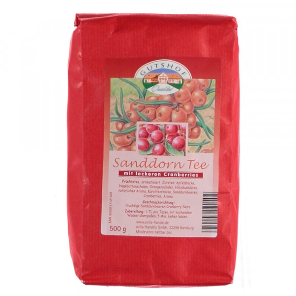 Avita 2150 Früchtetee Sanddorn Cranberry 500 g