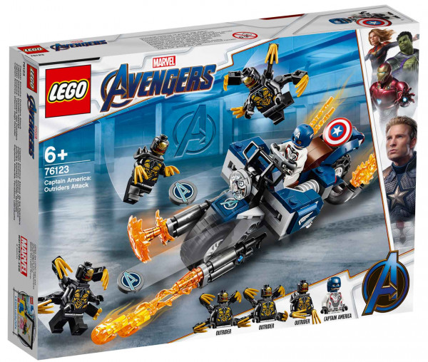 76123 LEGO® Marvel Super Heroes Captain America: Outrider-Attacke