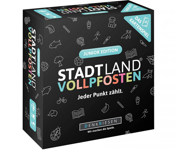 STADT LAND VOLLPFOSTEN® Das Kartenspiel - Junior Edition - Jeder Punkt zählt