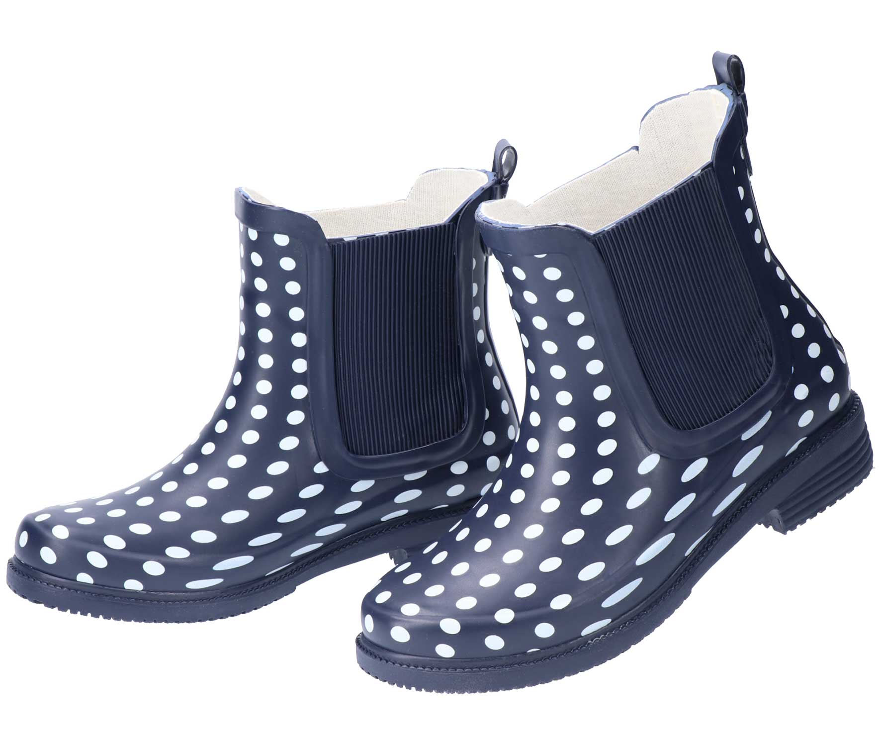 Tony Brown Damen Gummistiefel Chelsea Punkte