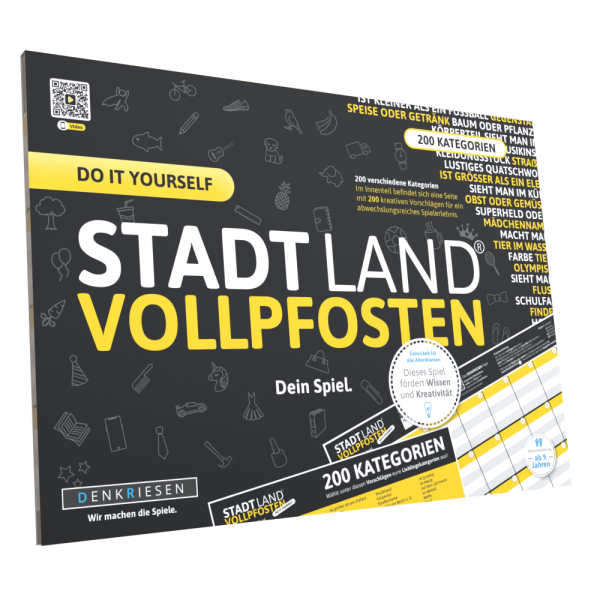 STADT LAND VOLLPFOSTEN® - Do it yourself Edition - Dein Spiel.