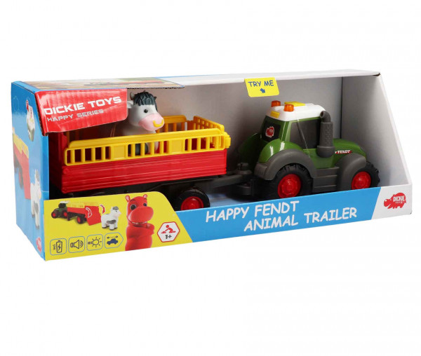 Dickie Toys Happy Fendt Animal Trailer