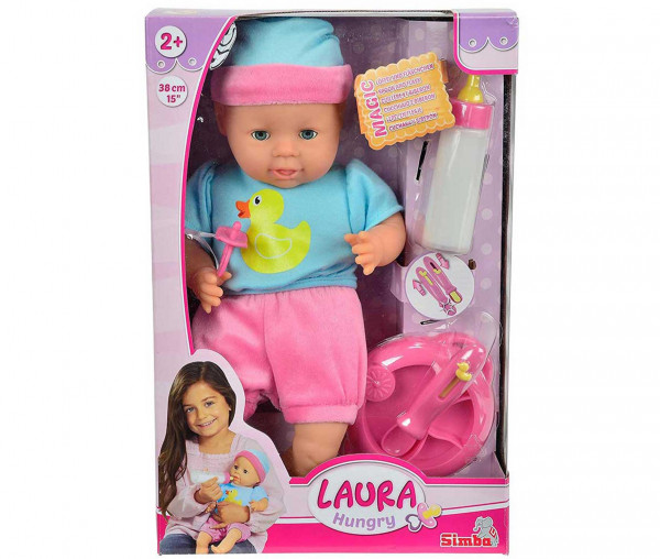 Simba 105010964 - Laura Hungry Puppe