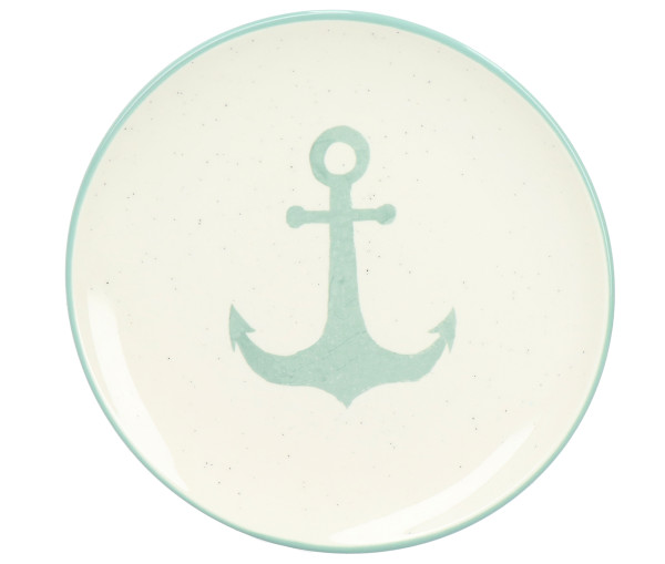 Tony Brown Teller Anker blau/grün