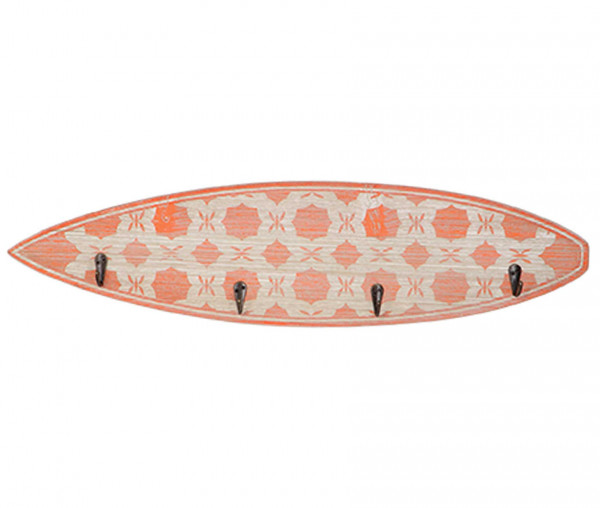 Surfboard mit 4 geschraubten Kleiderhaken