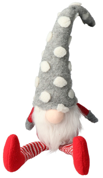Weihnachtswichtel grau