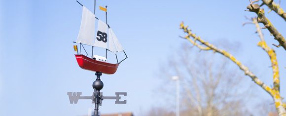 Windfahne Segelschiff
