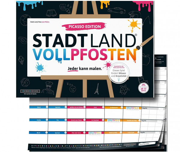 STADT LAND VOLLPFOSTEN® - Picasso Edition - Jeder kann malen.