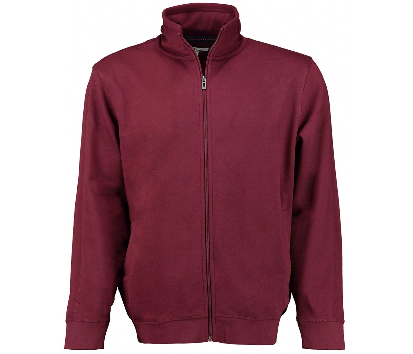 sweatjacke weinrot herren