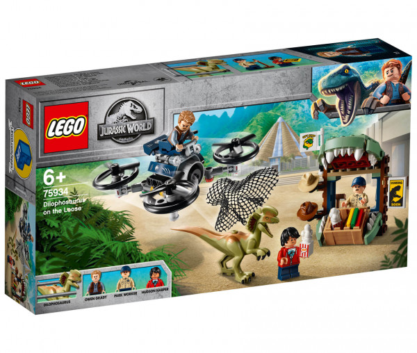 75934 LEGO® Jurassic World™ Dilophosaurus auf der Flucht