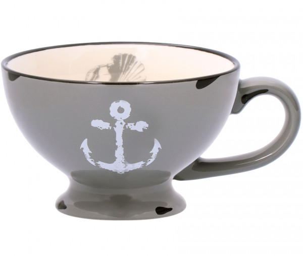 Tony Brown Tasse in Emaille-Optik Anker