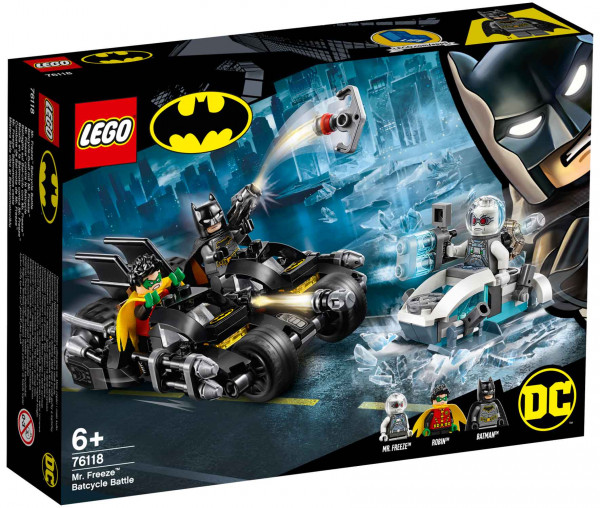 76118 LEGO® DC Comics Super Heroes Batcycle-Duell mit Mr. Freeze™